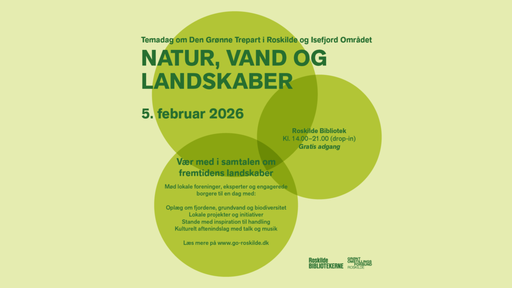 Temadag om den grønne trepart i Roskilde- og Isefjord | Natur, vand og landskaber